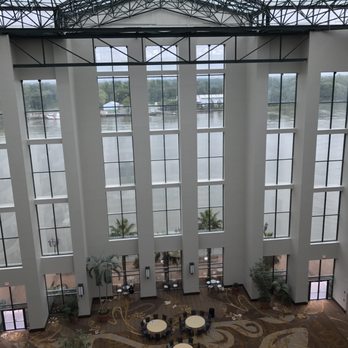 Marriott Savannah Riverfront - Lobby view from the concierge lounge. - Hotels Near Me - Savannah, Georgia