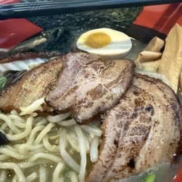 Shio ramen in clear soup Shio ramen in clear soup
