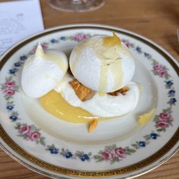 Meyer lemon dessert. The texture from the honeycomb was next level Meyer lemon dessert. The texture from the honeycomb was next level