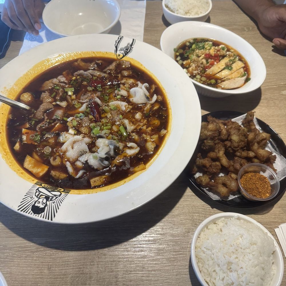 B2J Fish Soup - Fish And Beef Pot Small Crispy Fried Pork Belly Spiced Chicken With Chili Sauce - Szechuan Near Me - Gaithersburg, Maryland B2J Fish Soup - Fish And Beef Pot Small Crispy Fried Pork Belly Spiced Chicken With Chili Sauce - Szechuan Near Me - Gaithersburg, Maryland