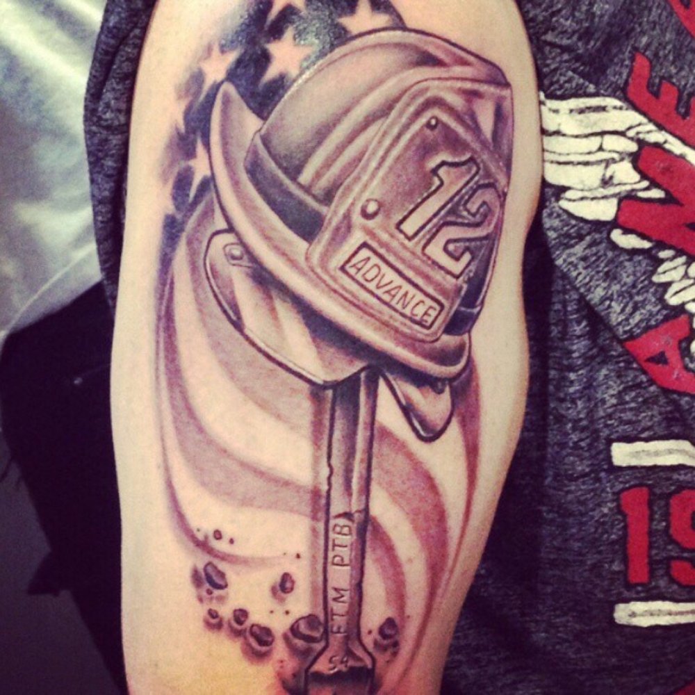 Deja Vu - Firefighter - Tattoo Near Me - Winston Salem, North Carolina Deja Vu - Firefighter - Tattoo Near Me - Winston Salem, North Carolina