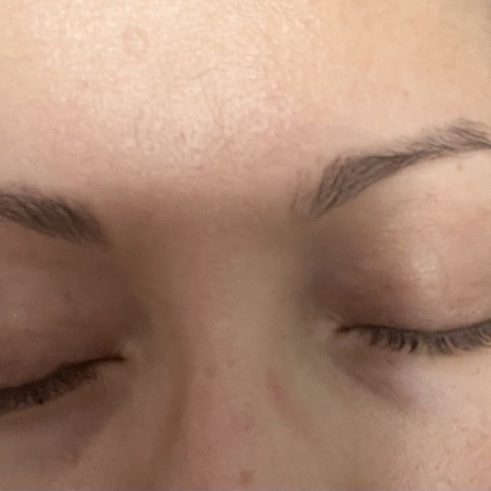 Took off almost my entire eyebrow. Took off almost my entire eyebrow.