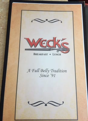 Menu photo 8 Weck's Santa Fe, NM