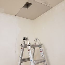 Straight Line Painting - Ceiling (2), before