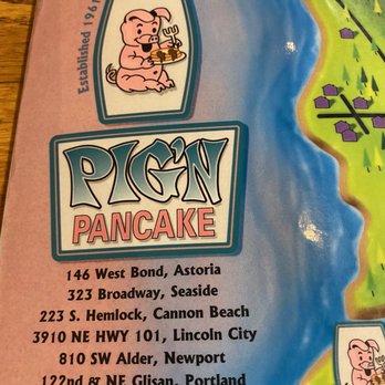 Pig 'N Pancake - Menu cover - Breakfast & Brunch Near Me - Seaside, Oregon Pig 'N Pancake - Menu cover - Breakfast & Brunch Near Me - Seaside, Oregon