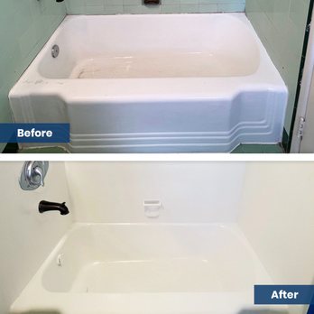 Simply Reglaze - Bathtub before and after - Refinishing Services Near Me - Burbank, California Simply Reglaze - Bathtub before and after - Refinishing Services Near Me - Burbank, California