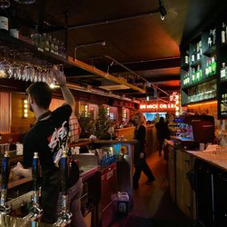 Krewe - Photo from the bar. We enjoyed watching this professional bartender demonstrating his craft.