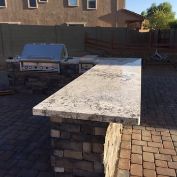 Granite Dude - BBQ and seating area or bar from Granite Dude - Countertop Installation Near Me - Phoenix, Arizona