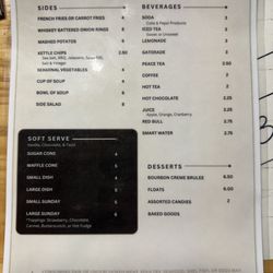Powder River Lanes - New Winter Menu 2026-27