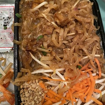 Thai Barbeque - Had to cut into this brick like a cake. Super sugary - Thai Near Me - Long Beach, California