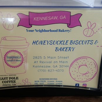 Honeysuckle Biscuits and Bakery - Bakeries Near Me - Kennesaw, Georgia Honeysuckle Biscuits and Bakery - Bakeries Near Me - Kennesaw, Georgia