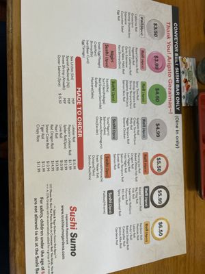 Menu photo 7 Sushi Sumo Gardena, CA