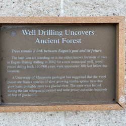Eagan Central Park - Fascinating informational plaque!
