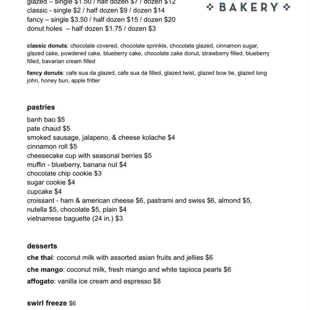 Dough Nguyener - Menu - Bakeries Near Me - Gretna, Louisiana