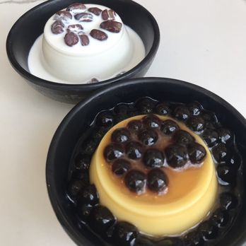 Meet Fresh - Almond pudding with red bean & egg pudding with boba - Desserts Near Me - Arcadia, California Meet Fresh - Almond pudding with red bean & egg pudding with boba - Desserts Near Me - Arcadia, California