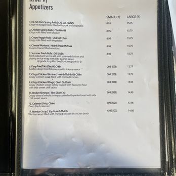 Phở Hà Nội - Menu: Appetizers - Vietnamese Near Me - Mississauga, Ontario Phở Hà Nội - Menu: Appetizers - Vietnamese Near Me - Mississauga, Ontario