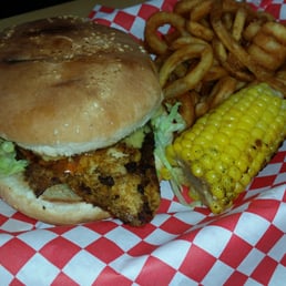 Texas bbq chicken burger Texas bbq chicken burger