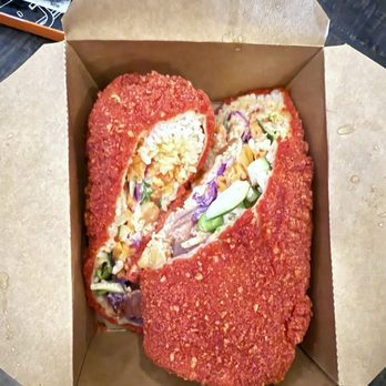 Sus Hi Eatstation - Fry Me a River Burrito coated with CHEETOS. - Japanese Near Me - Orlando, Florida Sus Hi Eatstation - Fry Me a River Burrito coated with CHEETOS. - Japanese Near Me - Orlando, Florida