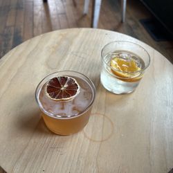 Two Birds - Seth on the Beach & tequila and orange