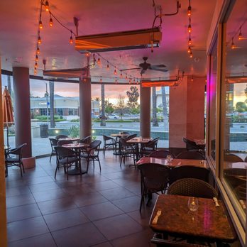 Panini Kabob Grill - Outdoor dining tables. - Middle Eastern Near Me - Cerritos, California