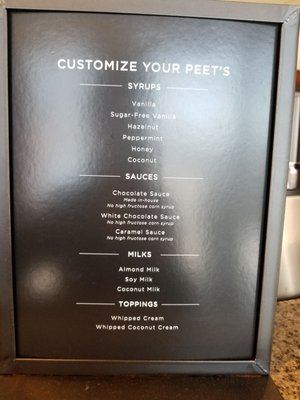 Menu photo 1 Peet's Coffee Marina Del Rey, CA Menu photo 1 Peet's Coffee Marina Del Rey, CA