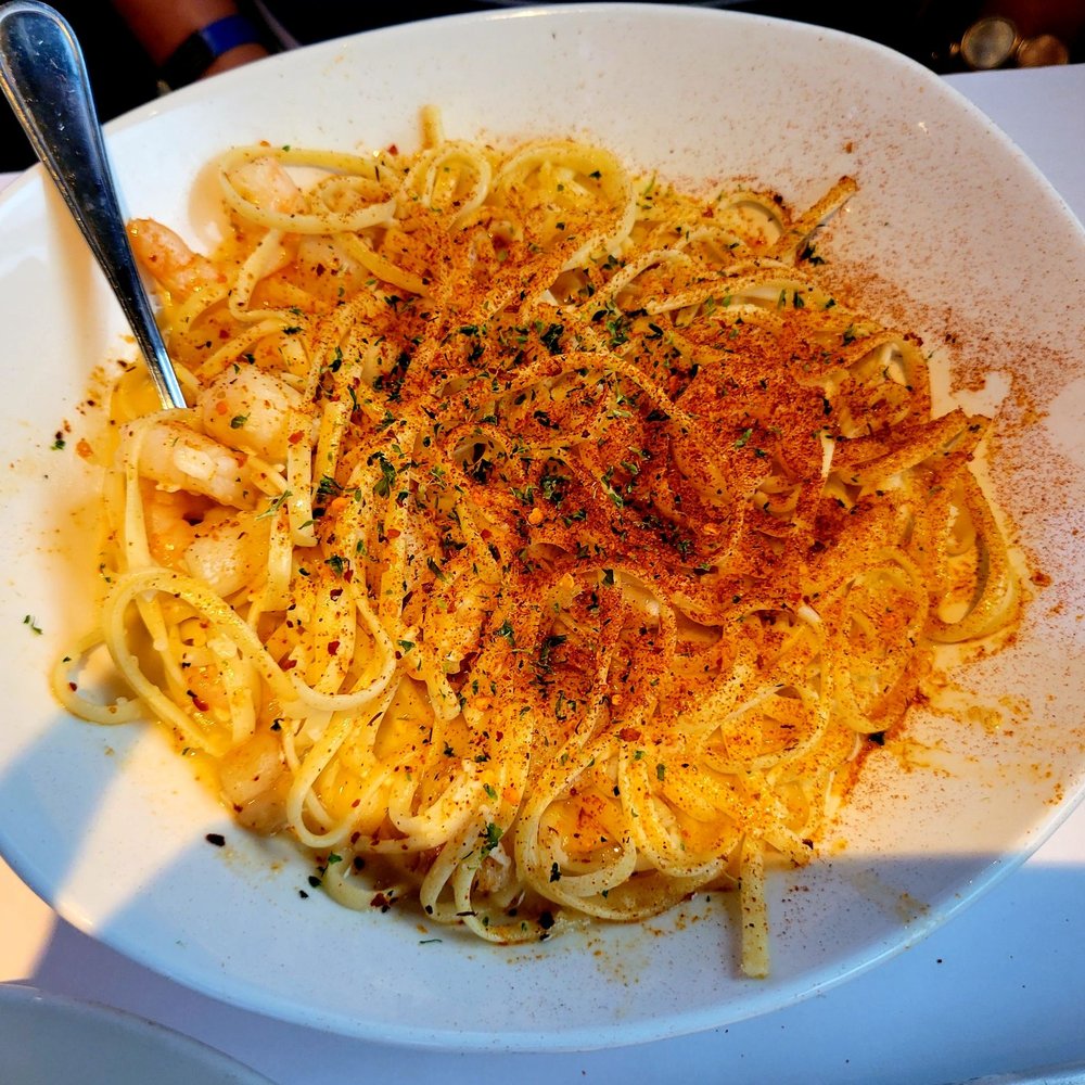 Bonefish Grill - April 2022: Baja Shrimp & Scallops Linguine @ $18.90-- very good - Seafood Near Me - Gainesville, Florida