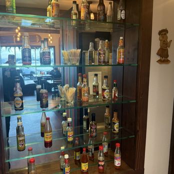 Aloha Alabama - Hot sauce wall - Barbeque Near Me - Westport, Washington