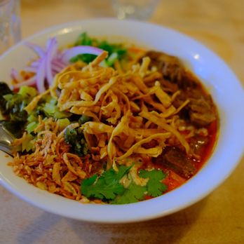 Ginger & Scallion - Braised Beef Khao Soi - Thai Near Me - Seattle, Washington