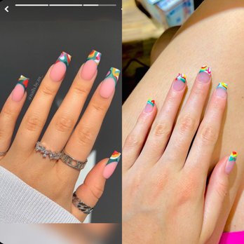 Fusion Nails - what I asked for vs what i got - Nail Salons Near Me - Colorado Springs, Colorado Fusion Nails - what I asked for vs what i got - Nail Salons Near Me - Colorado Springs, Colorado