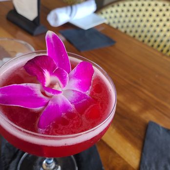 The Olive Restobar - Hibiscus martini - Mediterranean Near Me - Downey, California