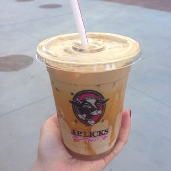 J.P. Licks - Assembly Row - Iced caramel macchiato!! outrageous delicious!! - Ice Cream & Frozen Yogurt Near Me - Somerville, Massachusetts