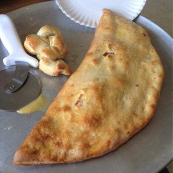 Rocky's Pizza - SMALL Calzone-ham,cheese, and lots of ricotta. Needed a little more ham. - Pizza Near Me - Falling Waters, West Virginia