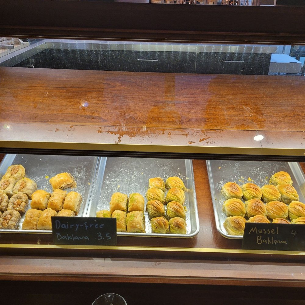 Ashuri Baklava & Cafe - Various Baklava to appease your sweet tooth. - Coffee & Tea Near Me - Bellingham, Washington Ashuri Baklava & Cafe - Various Baklava to appease your sweet tooth. - Coffee & Tea Near Me - Bellingham, Washington