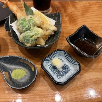 Sora Dining Soba - Photo 9: 3-piece Kushi-Tempura Set - Japanese Near Me - San Francisco, California Sora Dining Soba - Photo 9: 3-piece Kushi-Tempura Set - Japanese Near Me - San Francisco, California