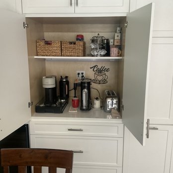 California Construction Solutions - Pantry with coffee station - Cabinetry Near Me