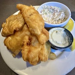 Lloyd's Bar & Grill - 5 piece Fish fry with fries and slaw