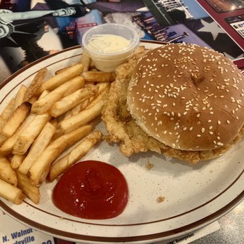 The Forum - Breaded tenderloin & fries - American Near Me - Crawfordsville, Indiana