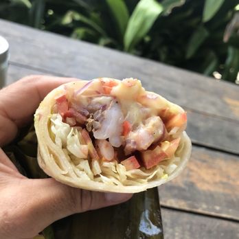 Burrito Amor - Shrimp burrito with fresh made coconut tortilla was amazing! Travel with David Esau and Whitney Ratigan. Follow: @davidresau - Bars Near Me - Tulum, ROO