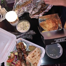 Pork Souvlaki Platter Chicken Souvlaki Stick Tzatziki Appetizer Pork Souvlaki Platter Chicken Souvlaki Stick Tzatziki Appetizer