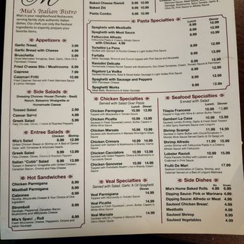 Mia's Pizzeria & Restaurant - Menu - Italian Near Me - Plainview, Texas Mia's Pizzeria & Restaurant - Menu - Italian Near Me - Plainview, Texas