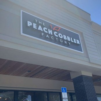 Peach Cobbler Factory - Signage - Desserts Near Me - Jacksonville, Florida