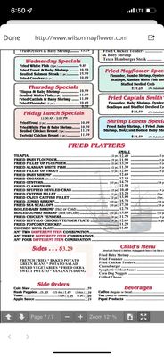 Menu photo 5 Mayflower Seafood and Chicken Wilson, NC Menu photo 5 Mayflower Seafood and Chicken Wilson, NC