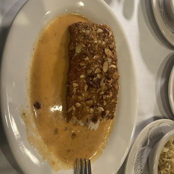 Sealand Restaurant - Pecan crusted Mahi with a coconut curry sauce - Seafood Near Me - Fort Walton Beach, Florida Sealand Restaurant - Pecan crusted Mahi with a coconut curry sauce - Seafood Near Me - Fort Walton Beach, Florida