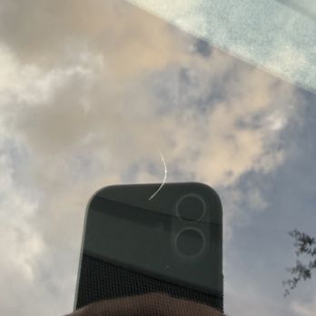 Amazin Tints - Notable debris on driver view windshield - Home Window Tinting Near Me - Fort Lauderdale, Florida