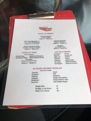 Menu photo 3 The Red Cadillac Union, NJ