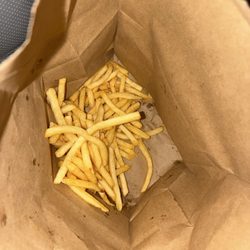 McDonald's - Are ride was a bit bumpy but we got extra fries!
