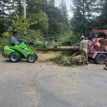 South Coast Tree Care - Chipping small logs - Tree Services Near Me - Brookings, Oregon South Coast Tree Care - Chipping small logs - Tree Services Near Me - Brookings, Oregon