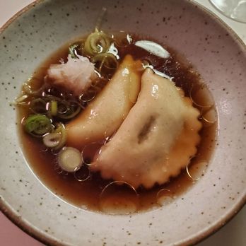 Astera - Sunchoke dumplings - Cocktail Bars Near Me - Portland, Oregon