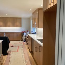 Kitchen remodel in process