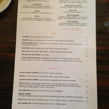 Locale King City - Menu side two - Italian Near Me - King City, Ontario Locale King City - Menu side two - Italian Near Me - King City, Ontario